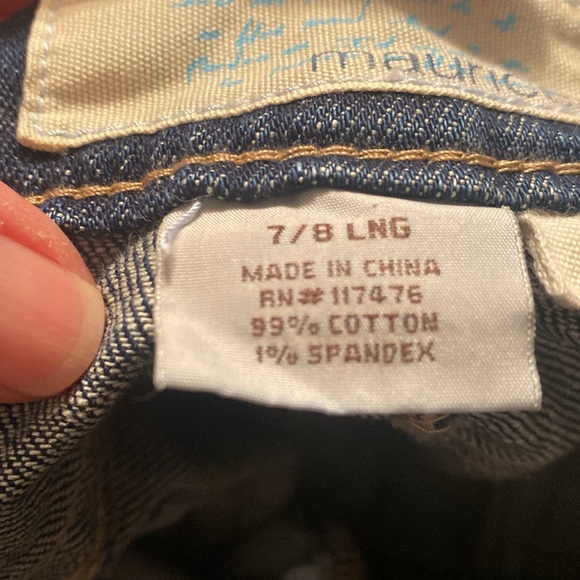 Maurices Ashlyn boot jeans size 7/8 Long - Picture 12 of 12
